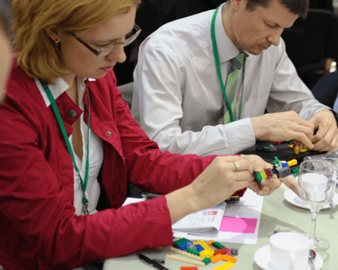 Round-table LSP session — team building a shared model